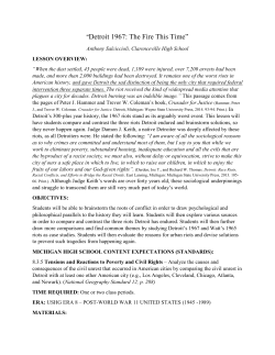 Detroit 1967: The Fire This Time - Wayne Law