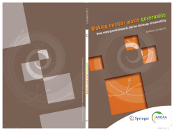 Making nuclear waste governable