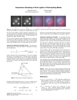 Importance Sampling of Area Lights in Participating Media