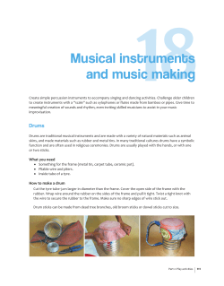 Musical instruments and music making