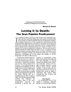 Loving it to Death - The George Wright Society