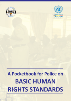 Police Pocket Book On Human Rights