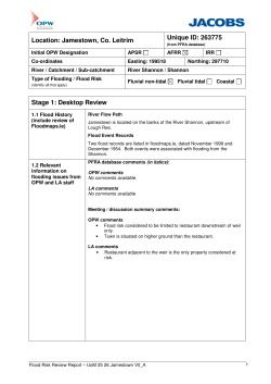 FRR Jamestown - Shannon CFRAMS