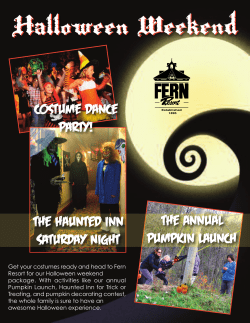 The Annual Pumpkin Launch The Haunted Inn Saturday Night