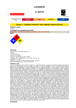 Lycopene - Santa Cruz Biotechnology