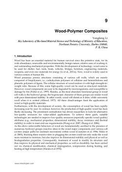 Wood-Polymer Composites