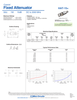 datasheet - Mini Circuits