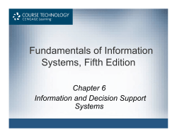 Fundamentals of Information Systems, Fifth Edition