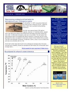 Repurposing underground fuel tanks for aboveground use: A