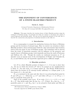 the exponent of convergence of a finite blaschke product