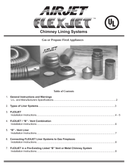 Chimney Lining Systems - Continental Industries