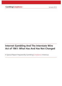 Interstate Wire Act of 1961