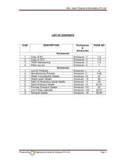 Annexure-Additional attachments