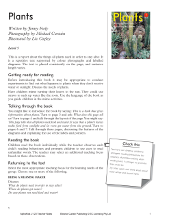 Plants - Alpha Literacy