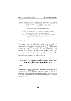 Characterization of Slant Helix in Galilean and Pseudo
