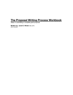 The keys to writing a successful proposal are