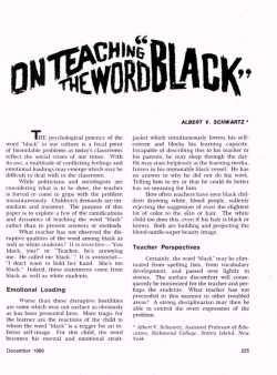 I HE psychological potency of the word "black" in our culture is a