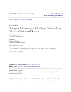Biological Inheritance and the Social Order in Late