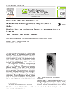 Hiatal hernia involving pancreas body: An unusual finding