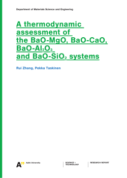 A thermodynamic assessment of the BaO-MgO, BaO-CaO