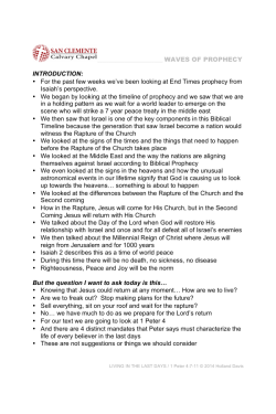 Living In The Last Days - Calvary Chapel San Clemente