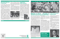 Spring 2014 Newsletter