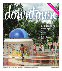 special section - Downtown Partnership of Colorado Springs