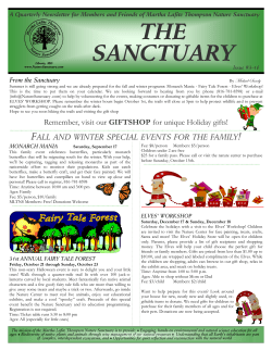 the sanctuary - Martha Lafite Thompson Nature Sanctuary