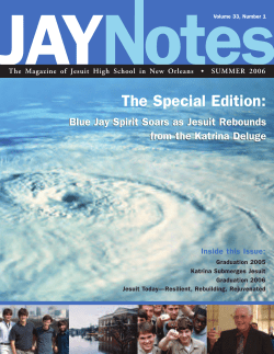 Jaynotes, Summer 2006