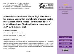 Interactive comment on