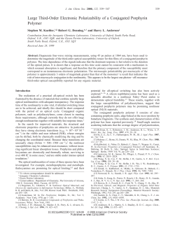 Large Third-Order Electronic Polarizability of a Conjugated