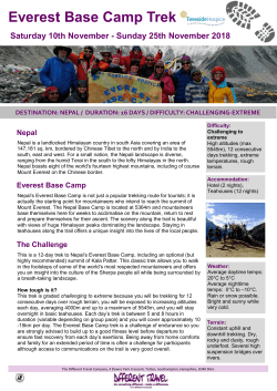 Everest Base Camp Trek
