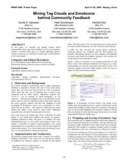 Mining Tag Clouds and Emoticons behind