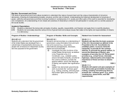Combined Curriculum Document Social Studies 5th Grade