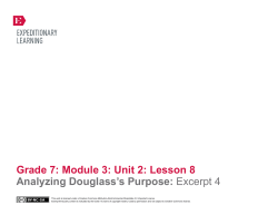 Grade 7: Module 3: Unit 2: Lesson 8
