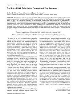 The Role of DNA Twist in the Packaging of Viral