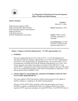 NOTICE PIH-2015-13