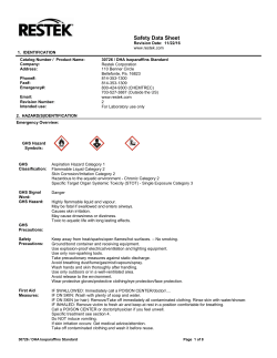 Safety Data Sheet
