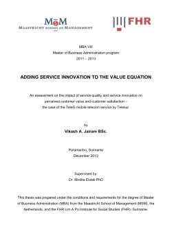 An assessment on the impact of the service quality and service