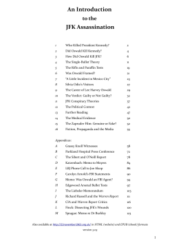 An Introduction to the JFK Assassination