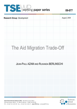 Full text - Toulouse School of Economics