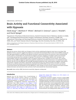 research from Dr. David Spiegel