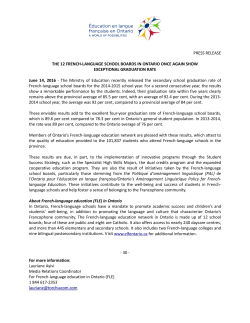 PRESS RELEASE THE 12 FRENCH