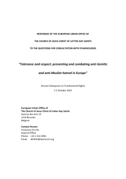 European Union Office of The Church of Jesus Christ of Latter