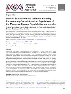 Genetic Subdivision and Variation in Selfing