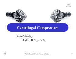Centrifugal Compressors