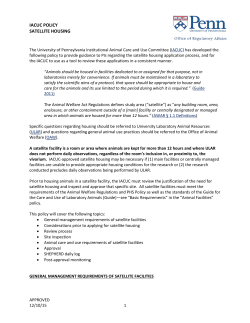 Satellite Housing - University of Pennsylvania