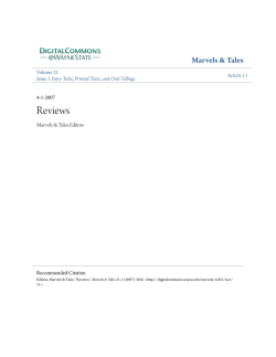 Reviews - Digital Commons@Wayne State University