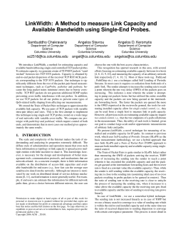 LinkWidth: A Method to measure Link Capacity and Available