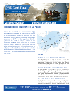 icebreaker expedition: epic northeast passage